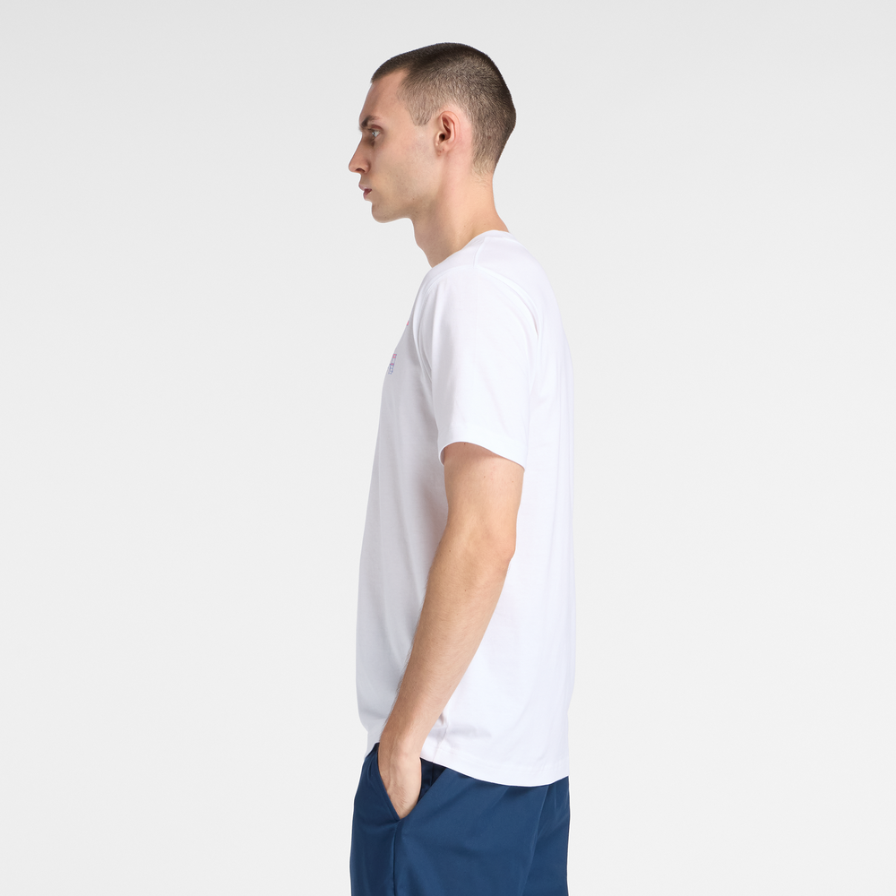 Pánské tričko New Balance MT61T2QHWT – bílé