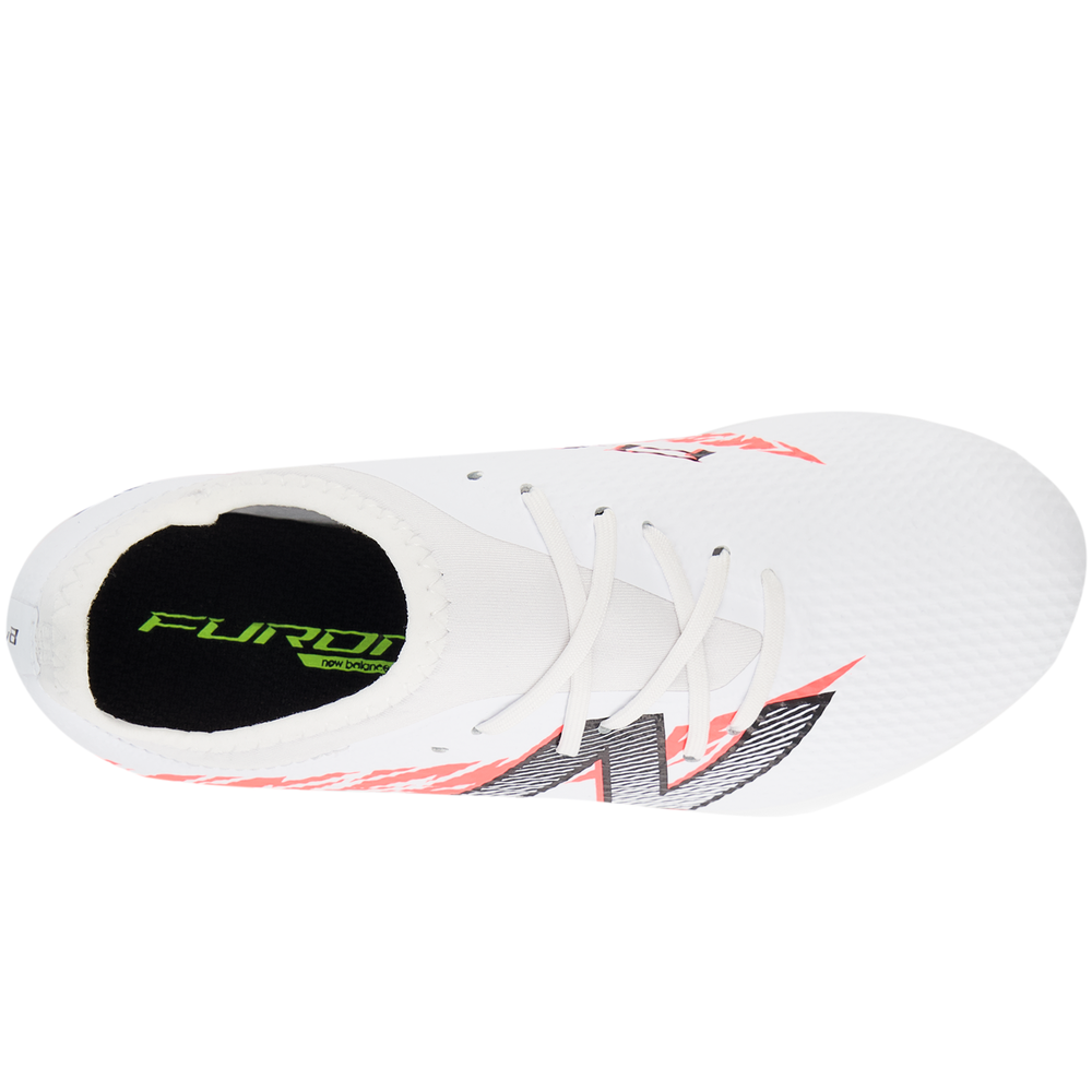 Dětské kopačky New Balance FURON TEAM JNR FG V8 SJF3FIB8 – bílé