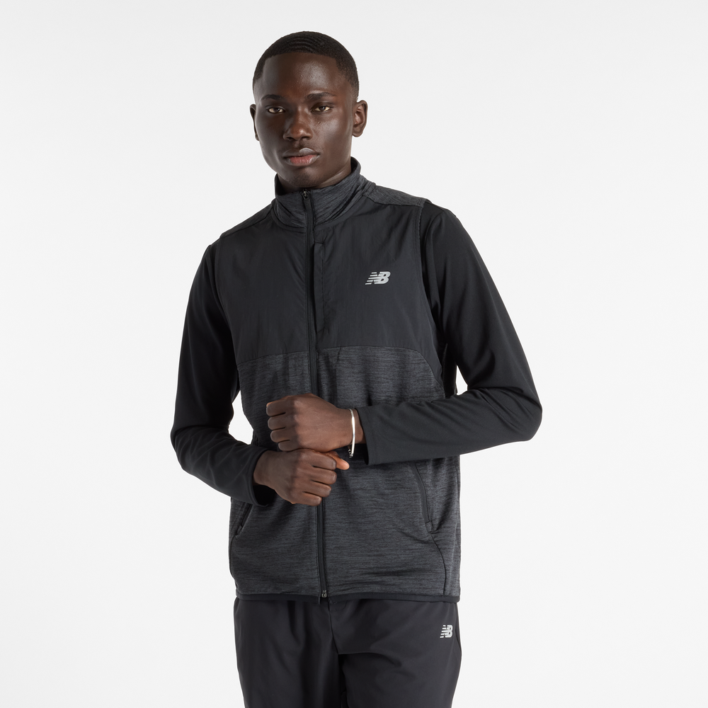 Pánská vesta New Balance MV51200BK – černá