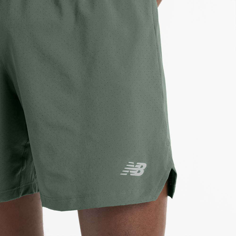 Pánské šortky New Balance MS41283DKJ – zelené