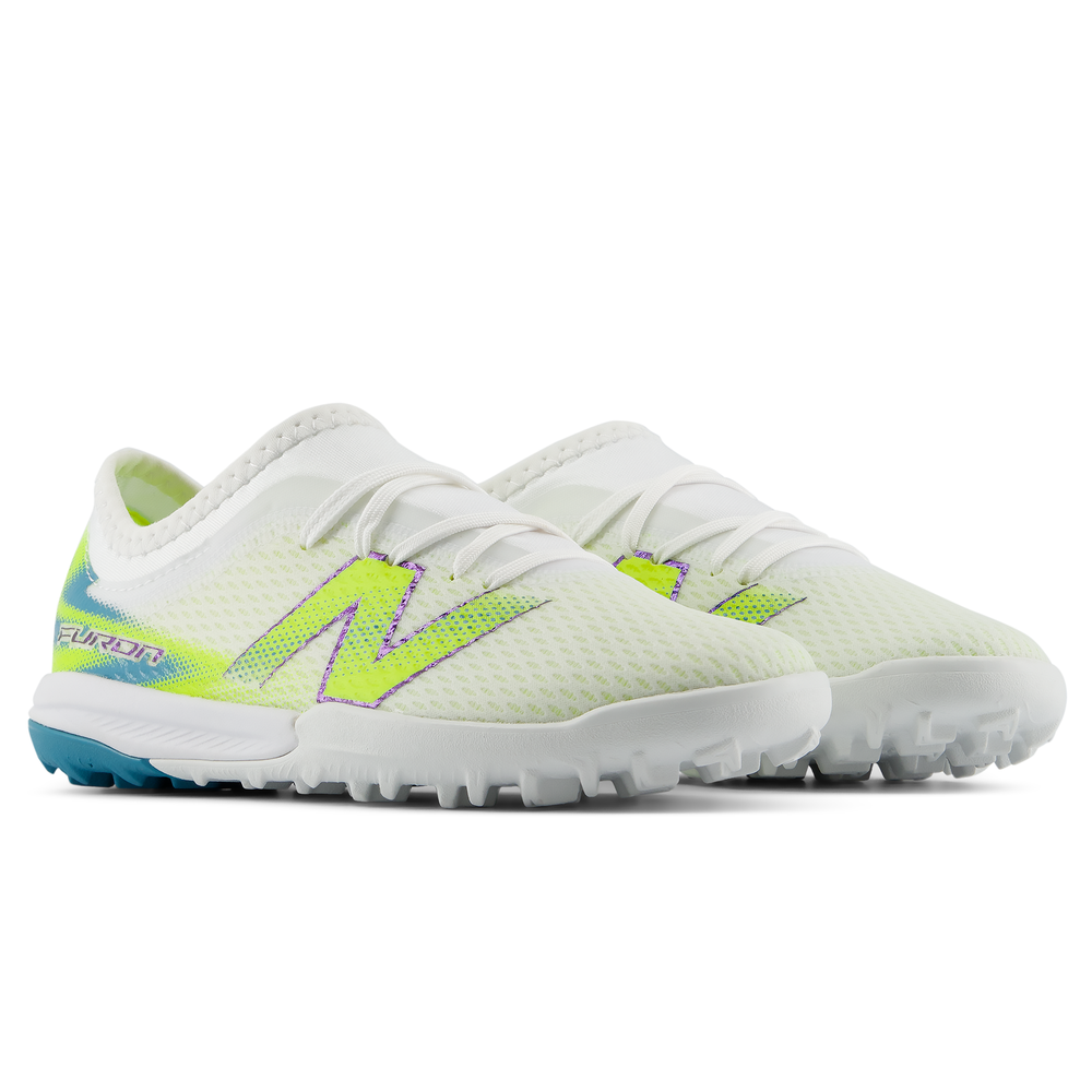 Dětské turfy New Balance FURON TEAM JNR TF V9 YF3T69A – bílé