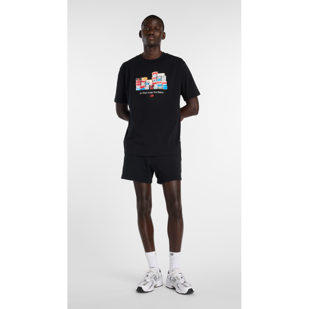 Pánské tričko New Balance MT61H0DXBK – černé