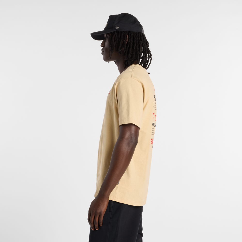 Pánské tričko New Balance MT61H51DABC – žluté