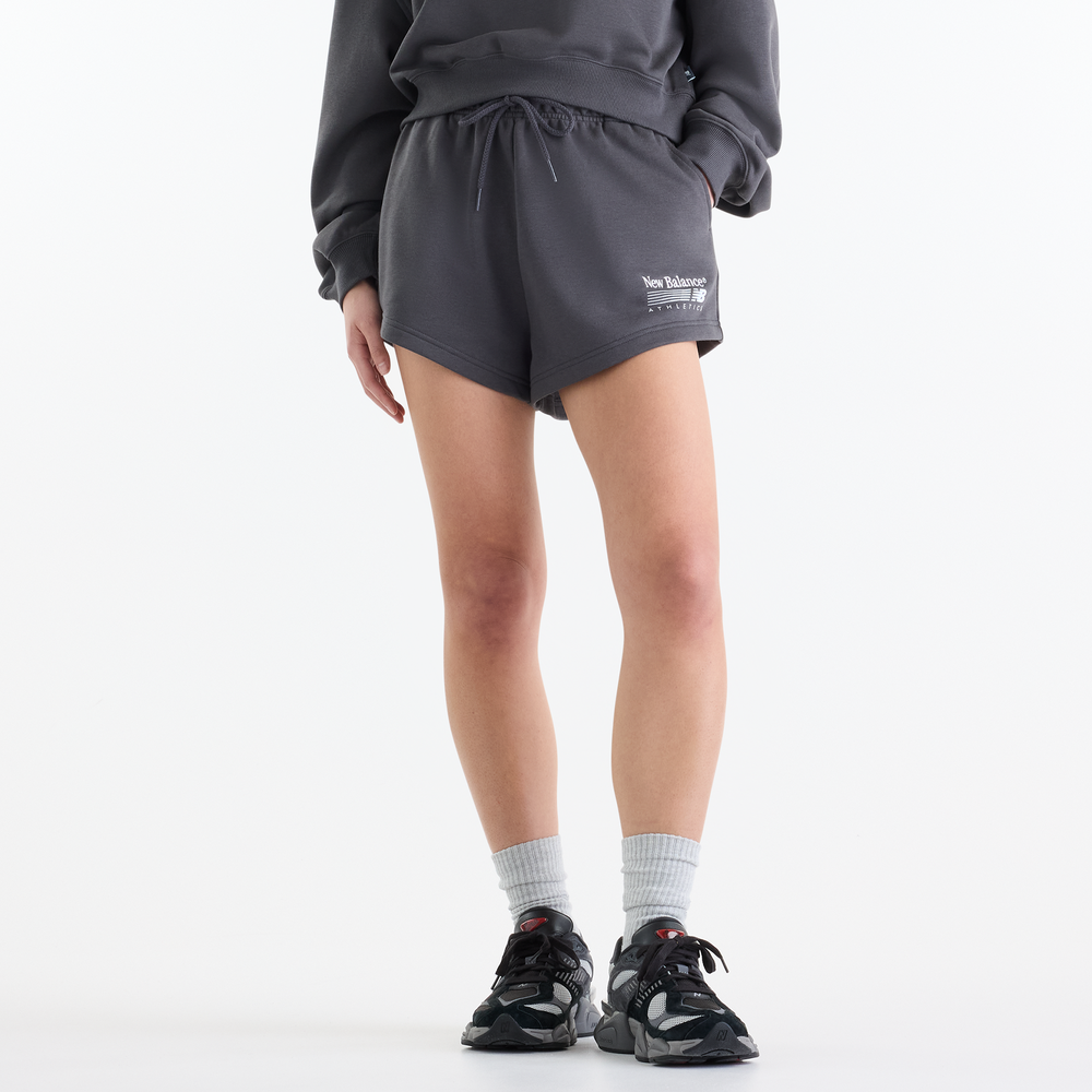 Dámské šortky New Balance WB62232JBLK – šedé