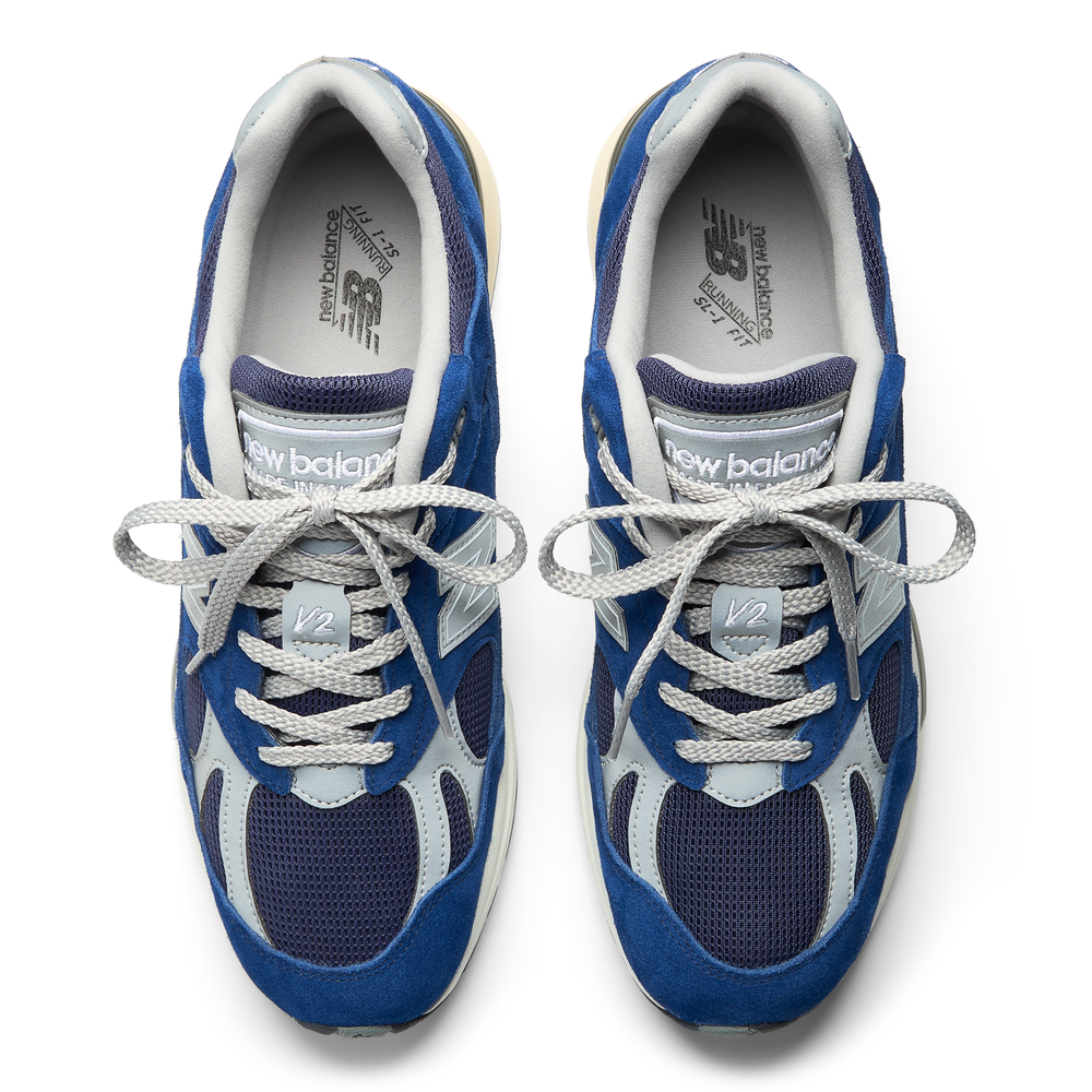 Unisex boty New Balance U991VB2 – tmavomodrá