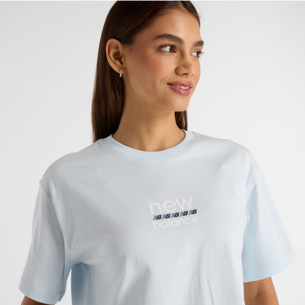 Dámské tričko New Balance WT51541IB – modré