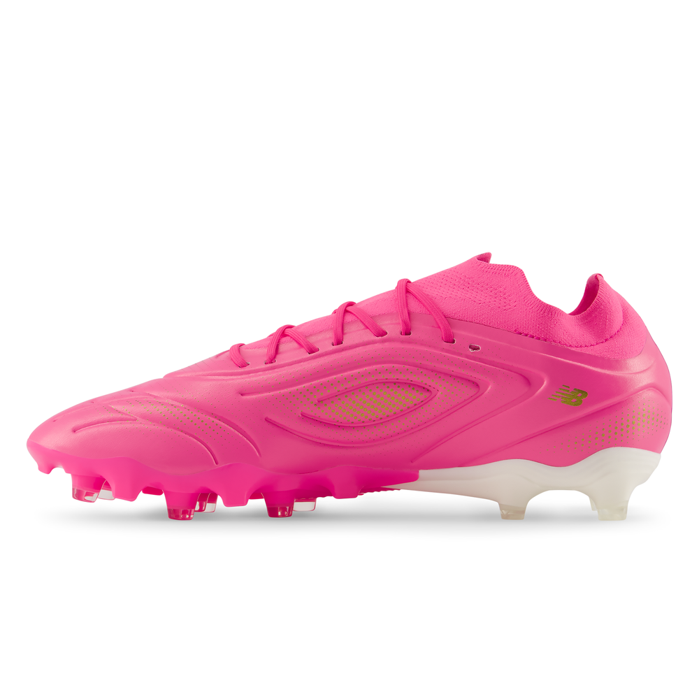 Pánské kopačky New Balance TEKELA TEAM FG V5 UT3FL9J8 – růžové