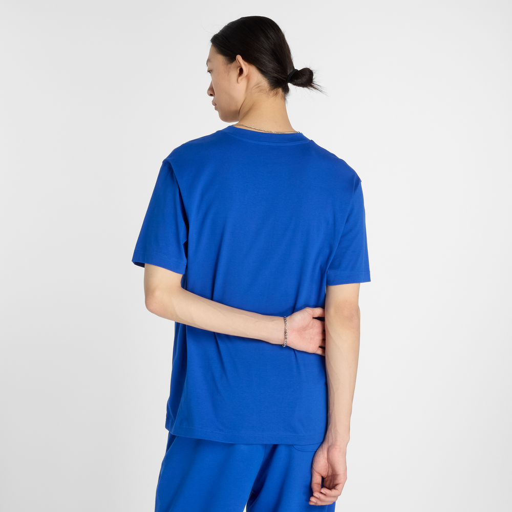 Pánské tričko New Balance MT41509BUM – modré
