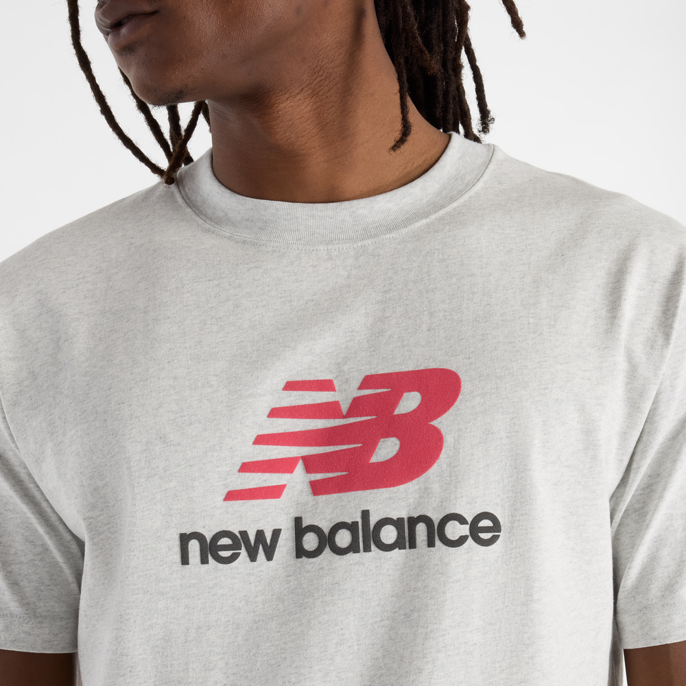 Pánské tričko New Balance MT51500AHH – šedé