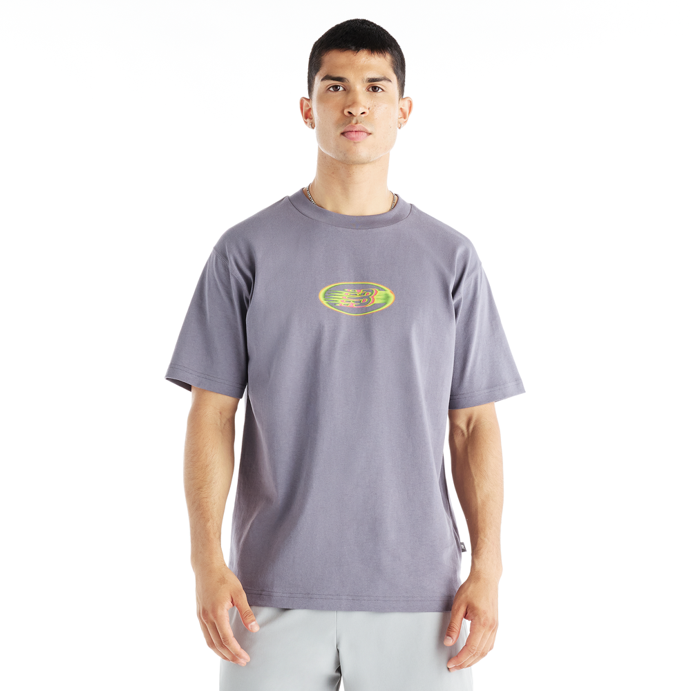 Pánské tričko New Balance MT62A6BOAA9 – fialové