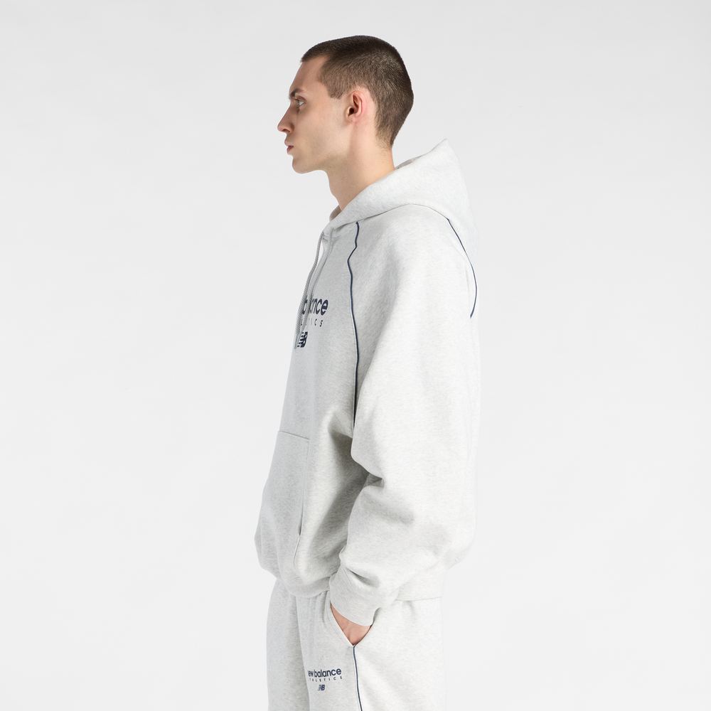 Pánská mikina New Balance MT611629AHH – šedé