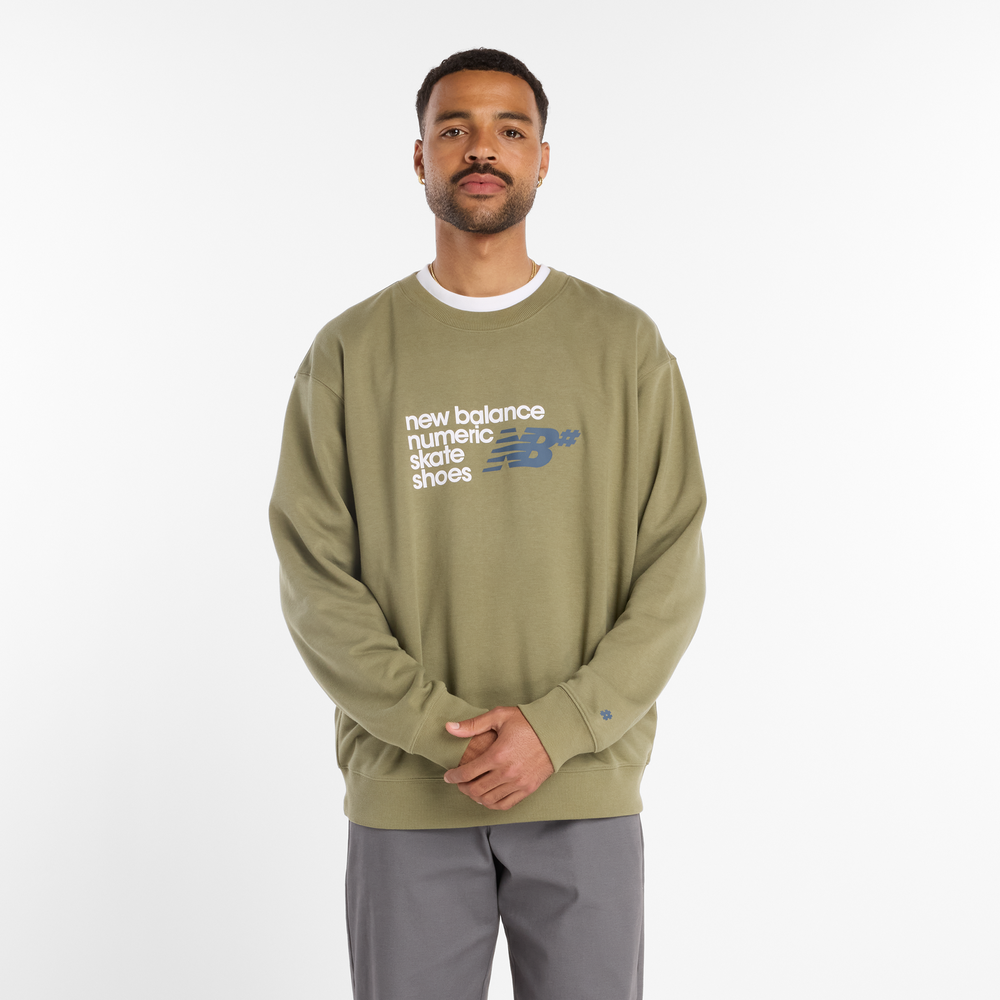 Pánská mikina New Balance Numeric MT51952DEK – zelené