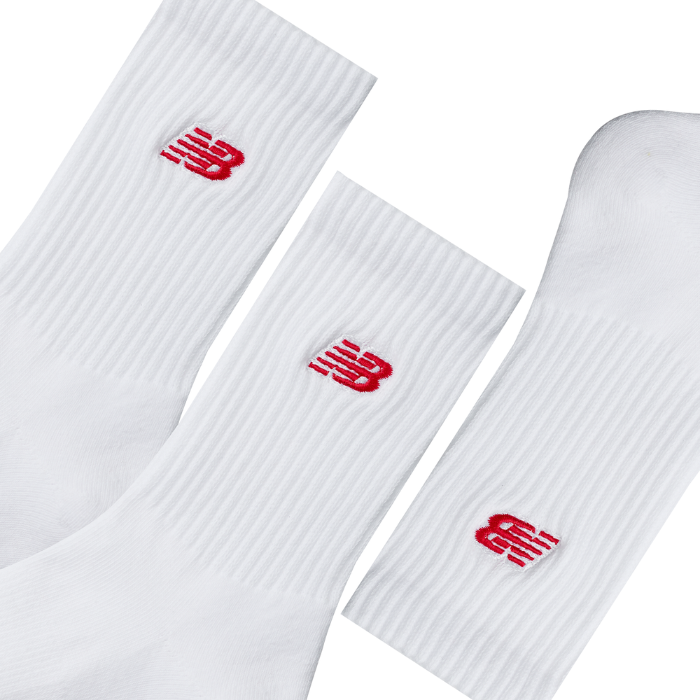 Dětské ponožky New Balance LAS51103WT – bílé