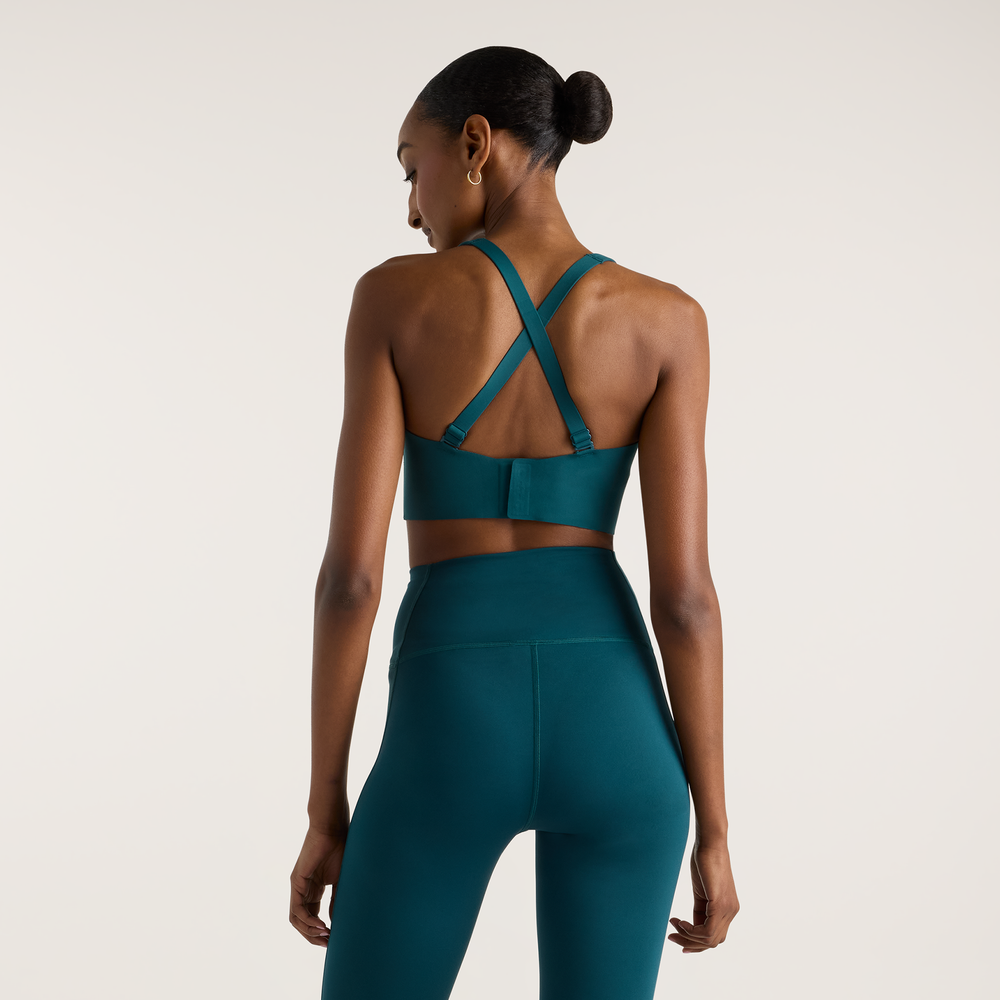 Sportovní podprsenka New Balance WB51052AAV – zelené