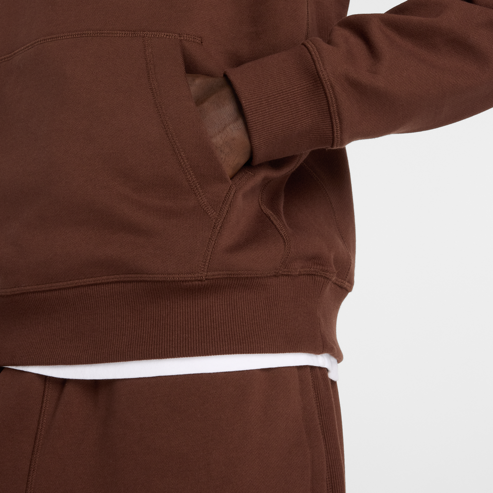 Pánská mikina New Balance MT41534ABJ – hnědý