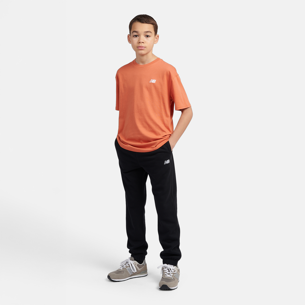 Dětské kalhoty New Balance LAKB0060BK – černé