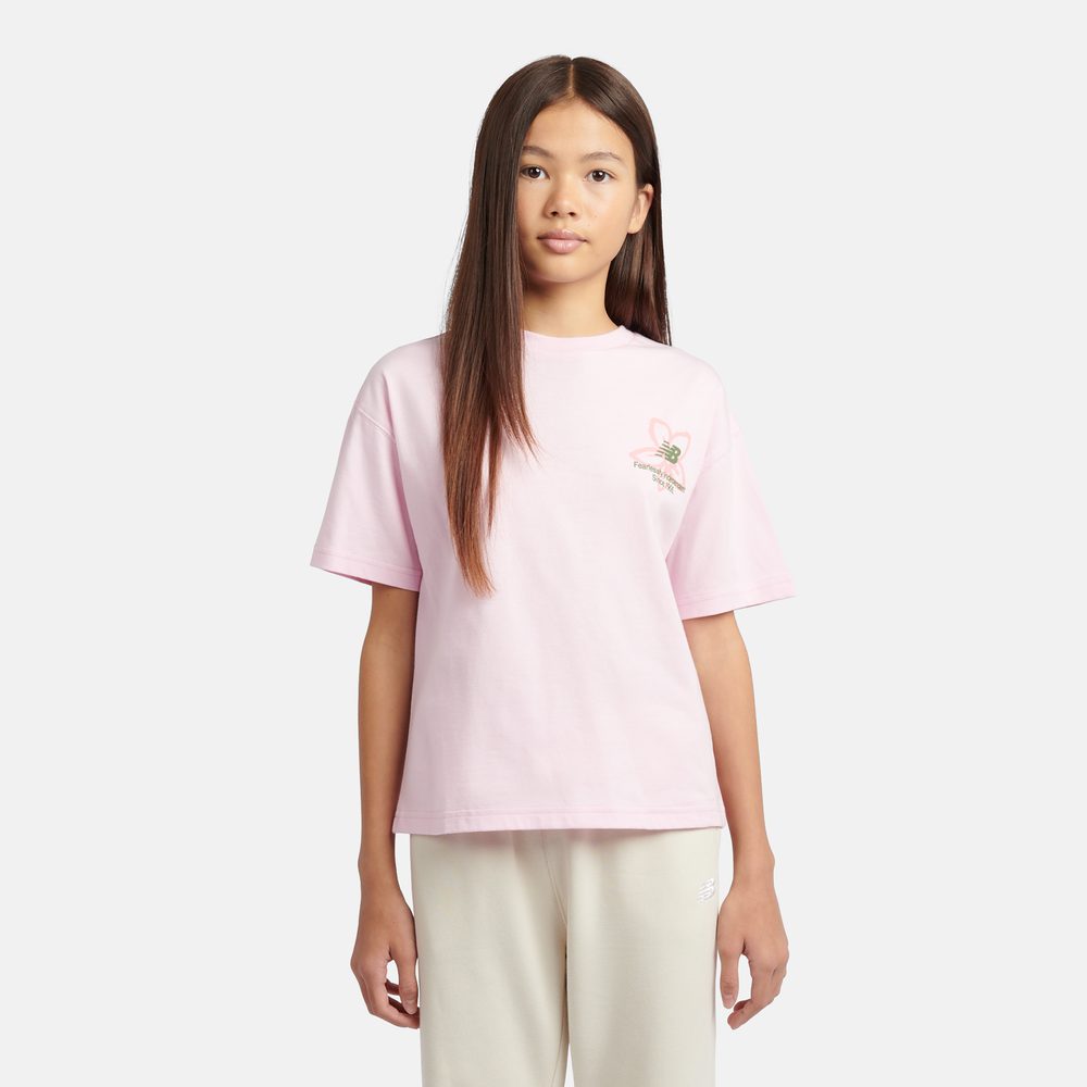 Dětské tričko New Balance YT6124R8LIR – růžové