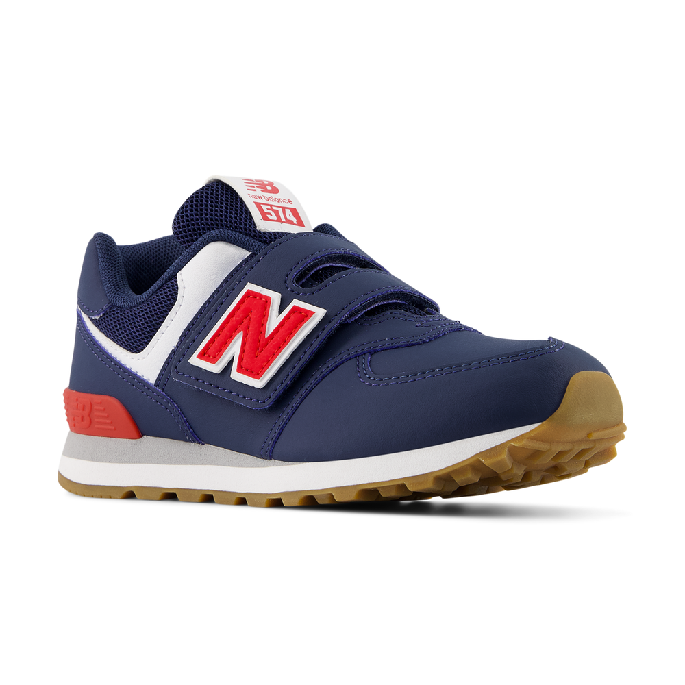 Dětské boty New Balance PV574NF – tmavomodrá