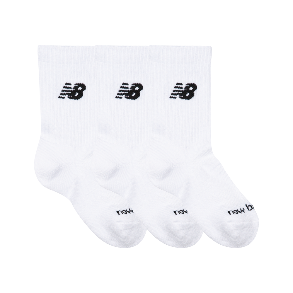 Dětské ponožky New Balance LAS35136WT – bílé