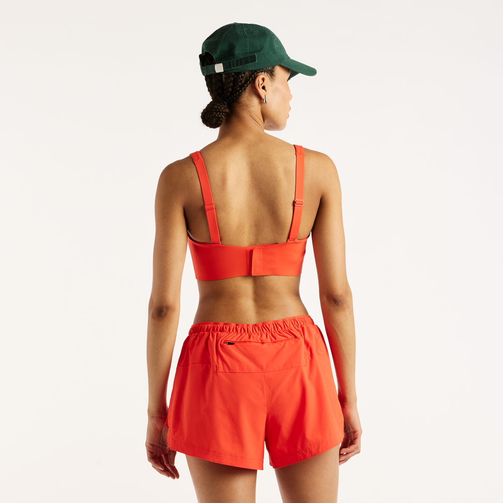 Sportovní podprsenka New Balance RC – oranžová