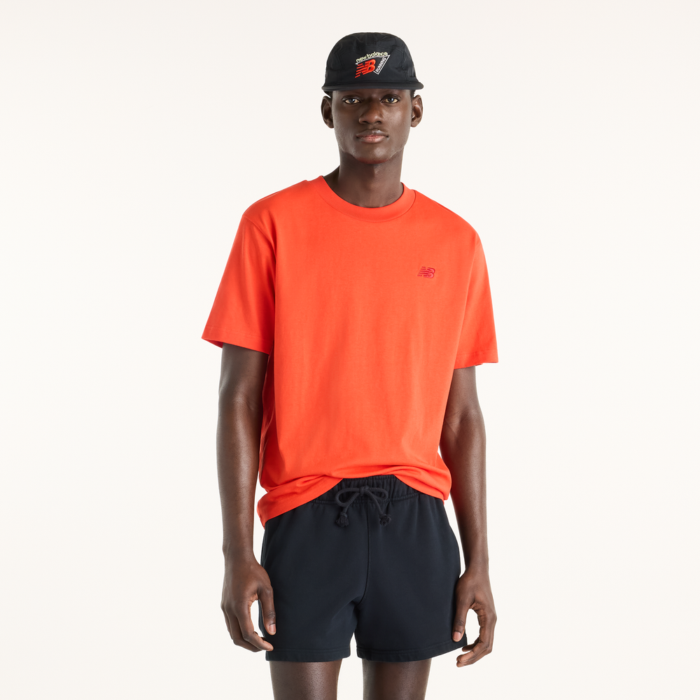 Pánské tričko New Balance MT41533NEF – oranžová