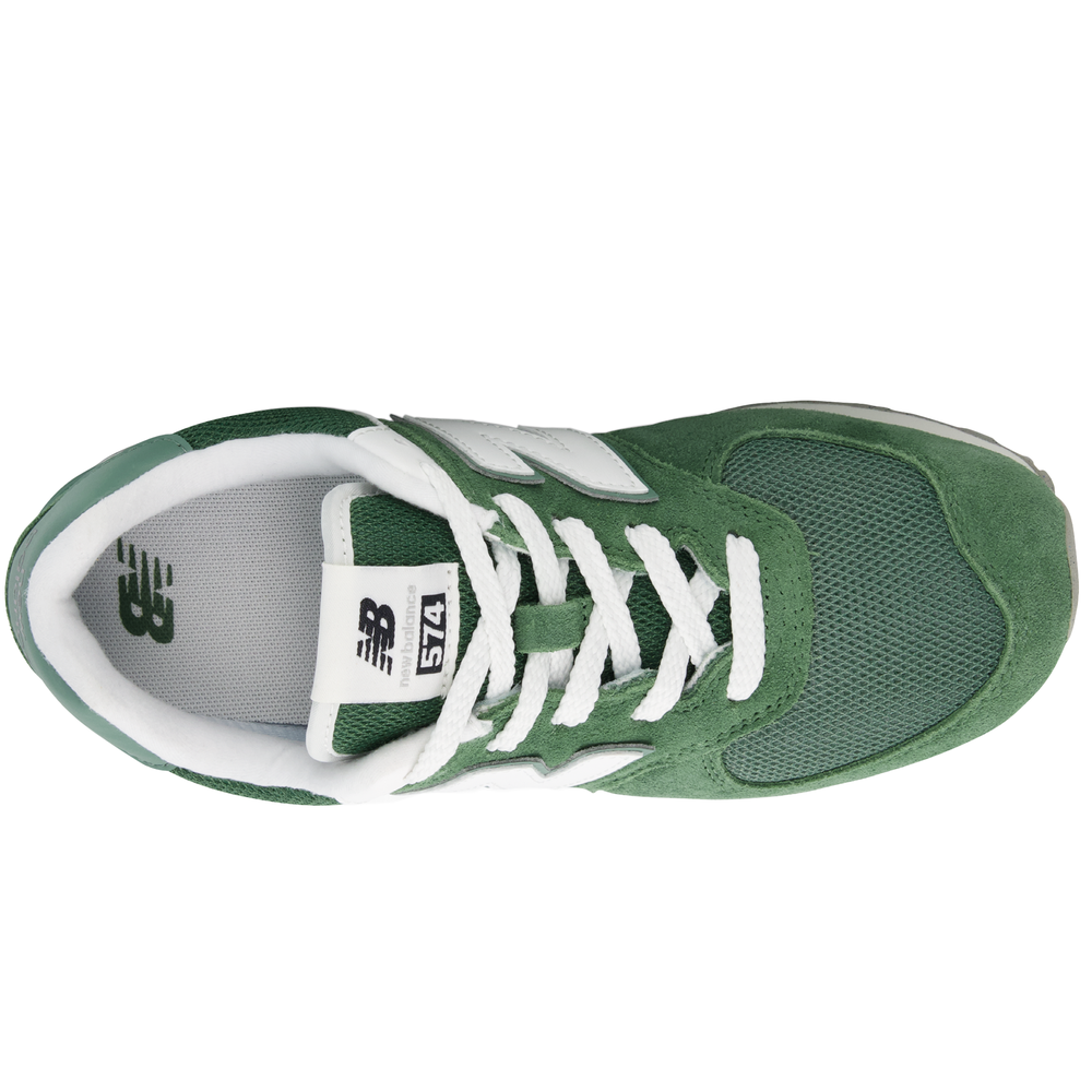 Dětské boty New Balance GC574FGG – zelené