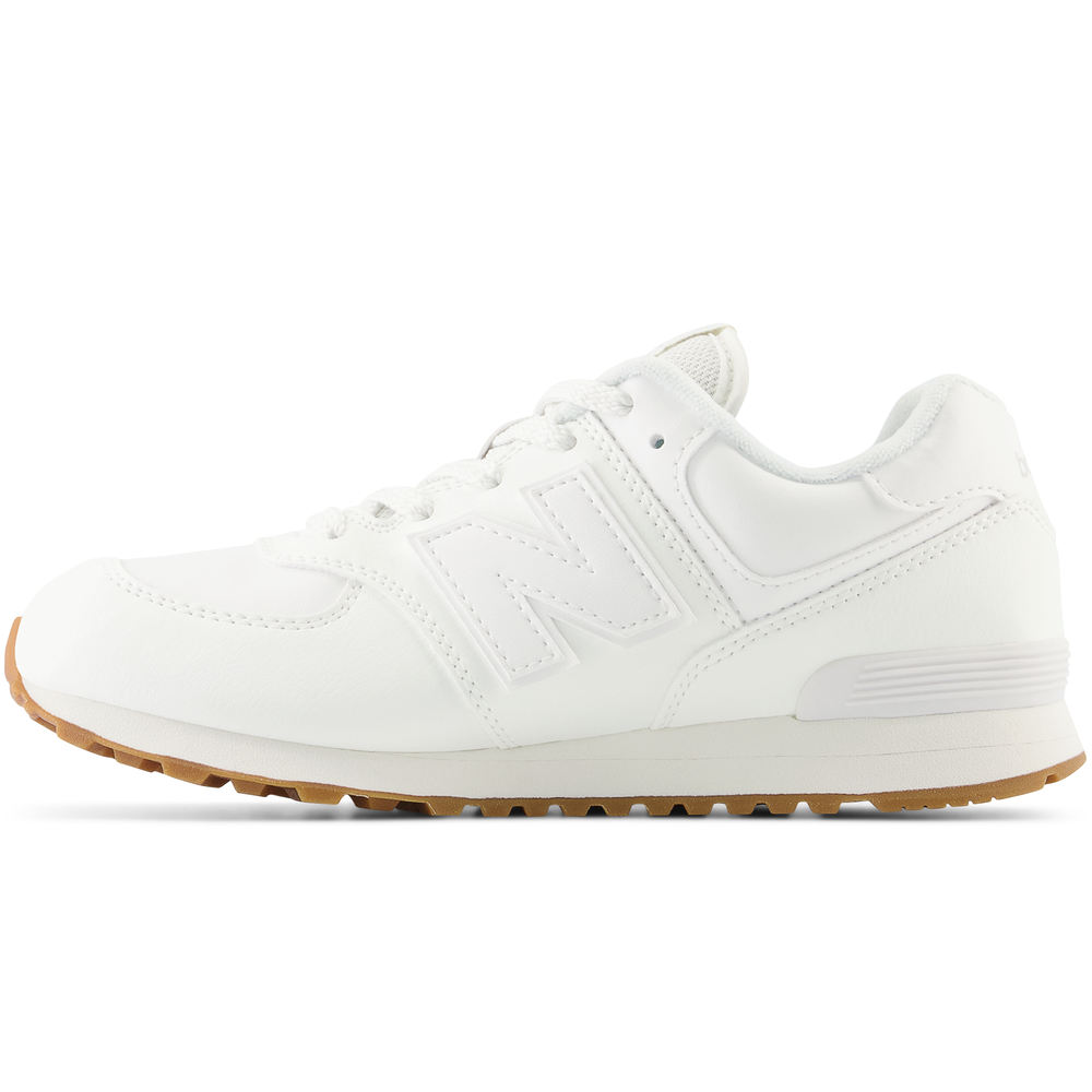Dětské boty New Balance GC574NWW – bílé