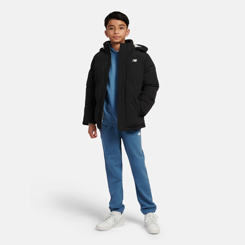 Dětská bunda New Balance LAKB0287BK – černé