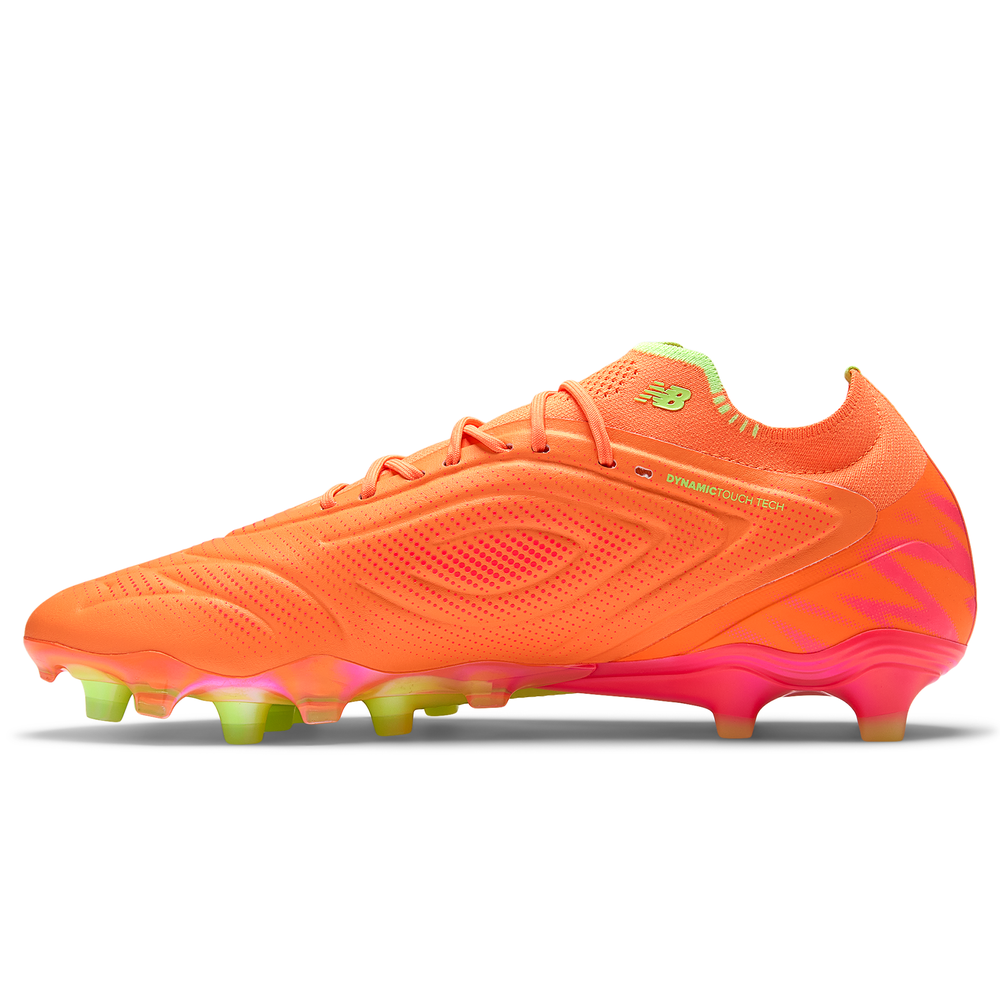 Pánské kopačky New Balance TEKELA ELITE FG V5 ST1FLTE5 – oranžová