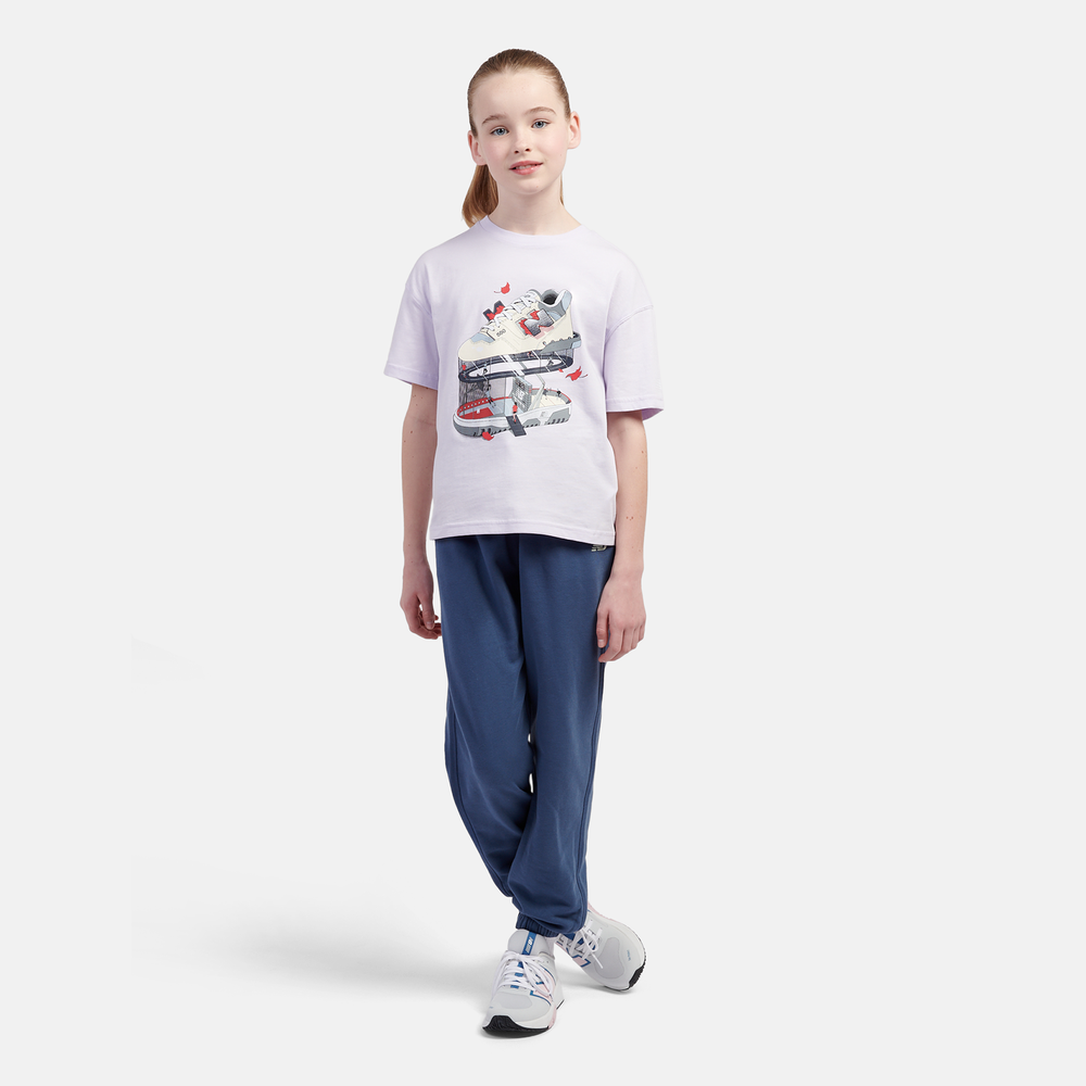 Dětské tričko New Balance LAKG0117RIG – fialové
