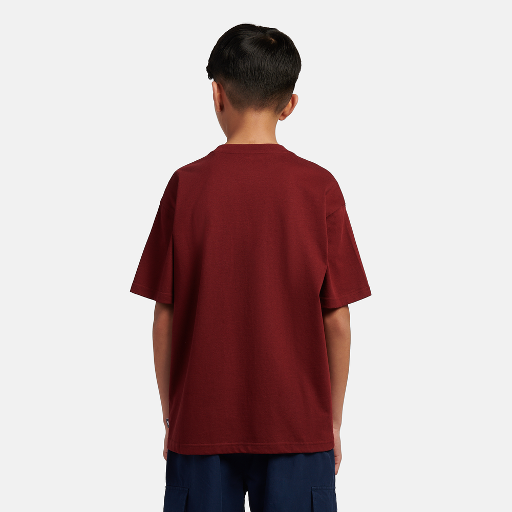 Dětské tričko New Balance LAKB0340MHB – bordó