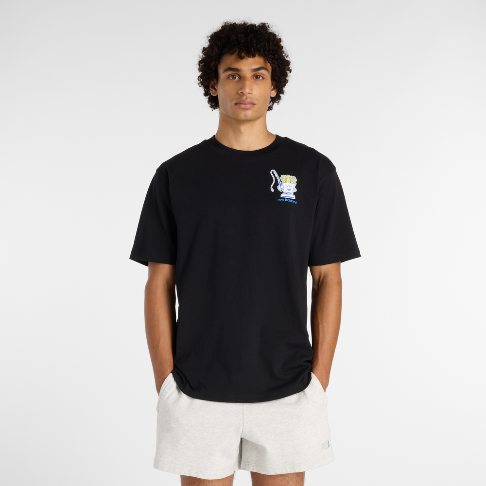 Pánské tričko New Balance MT61I5BMBK – černé