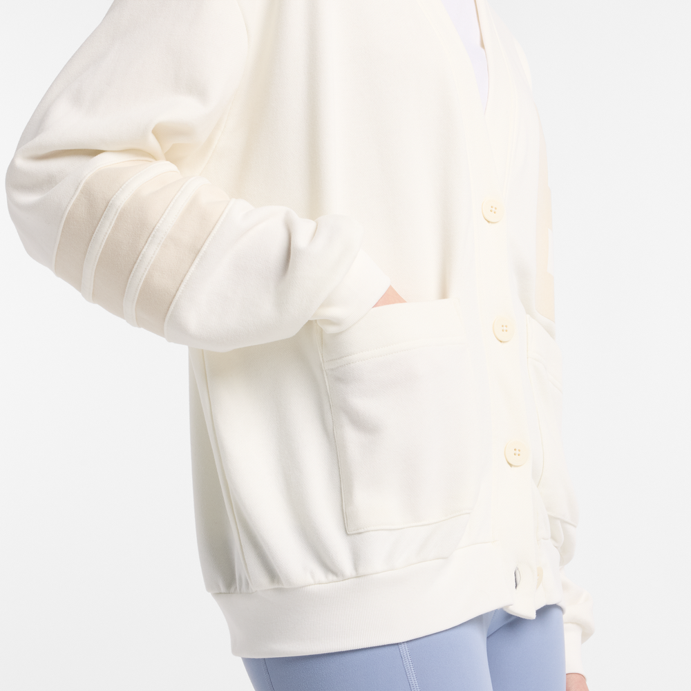 Dámský kardigan New Balance WT51515SST – béžové