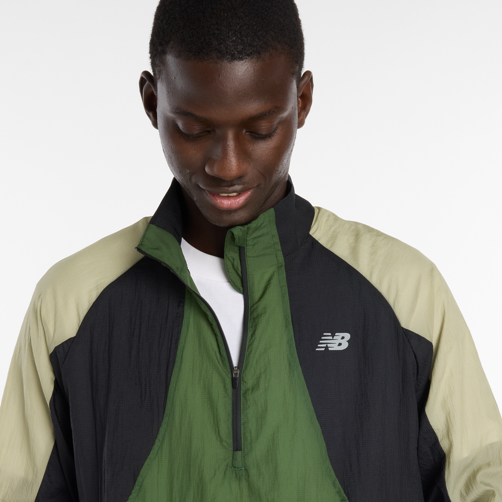Pánská bunda New Balance MO53206GAS – zelené