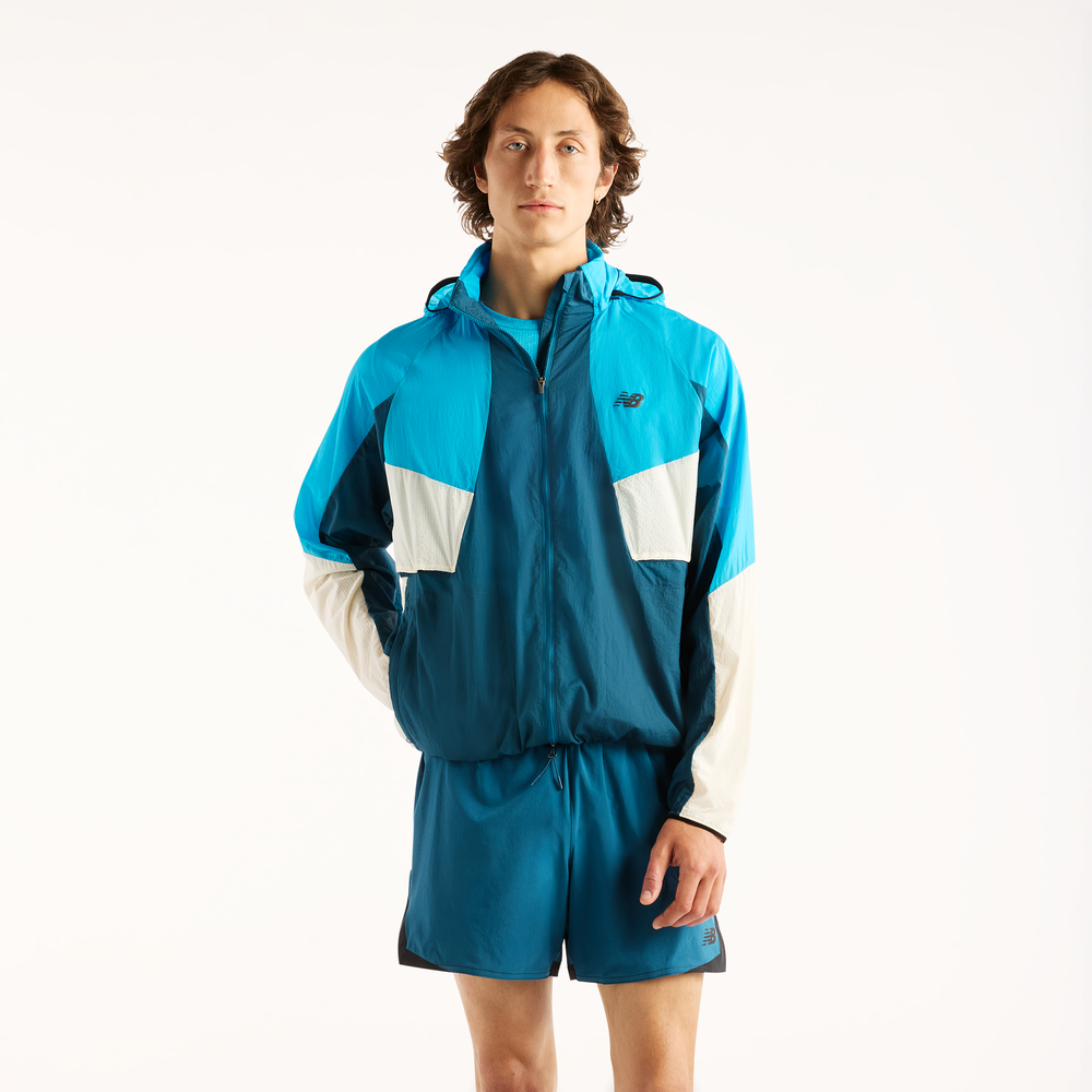 Pánská bunda New Balance MJ61U1I9STS – modré