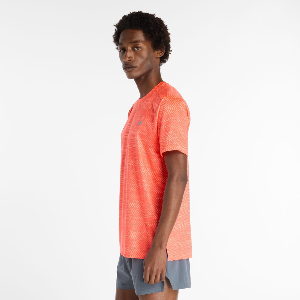 Pánské tričko New Balance MT53217URR – oranžová