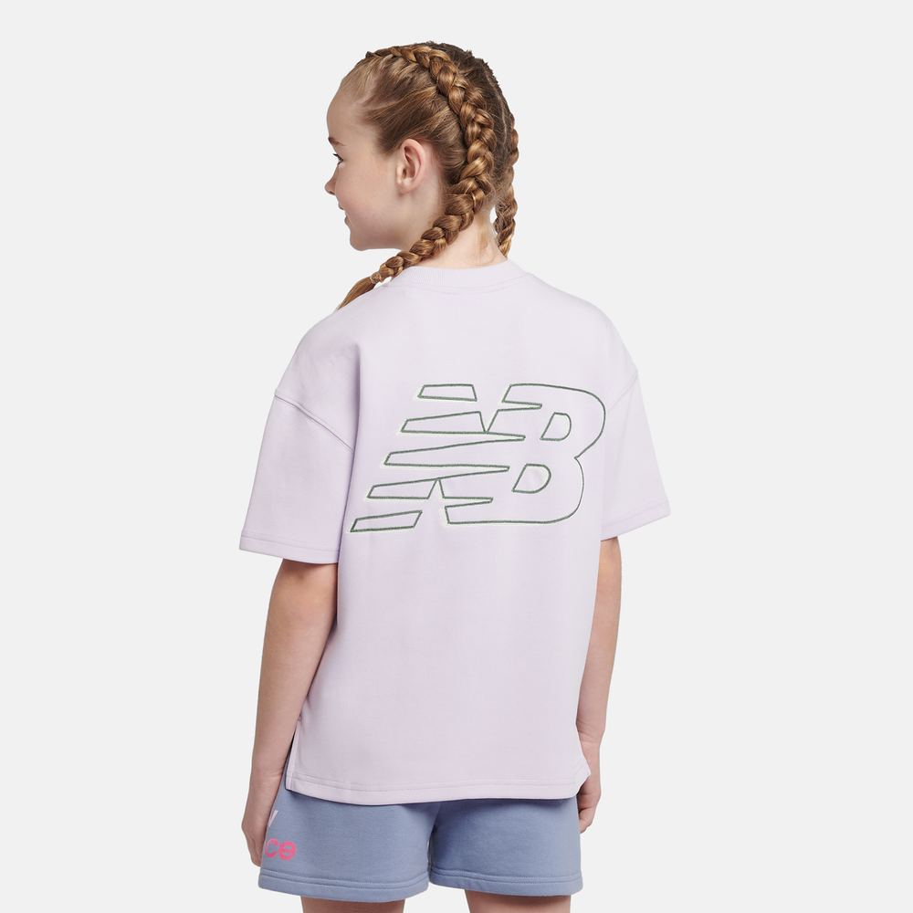 Dětské tričko New Balance LAKG0135RIG – fialové