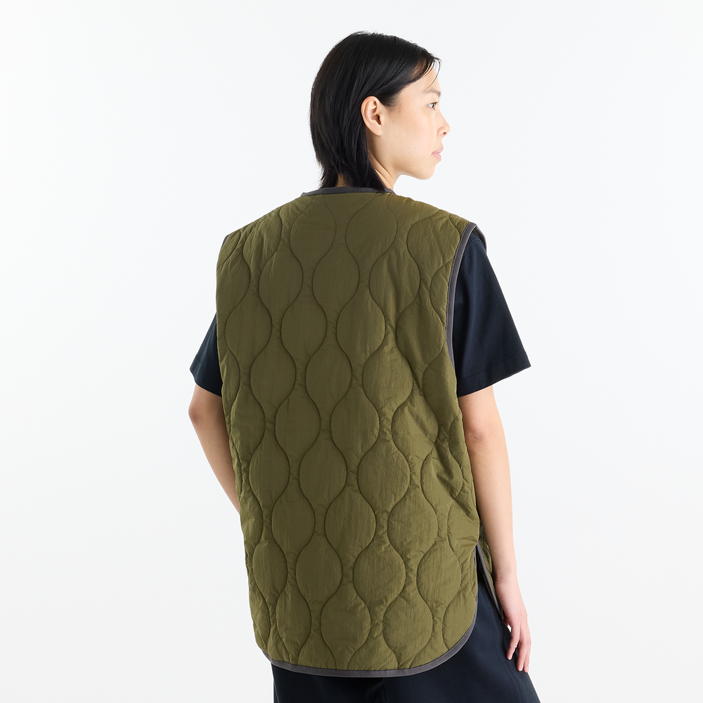Dámská vesta New Balance Quilted – béžové