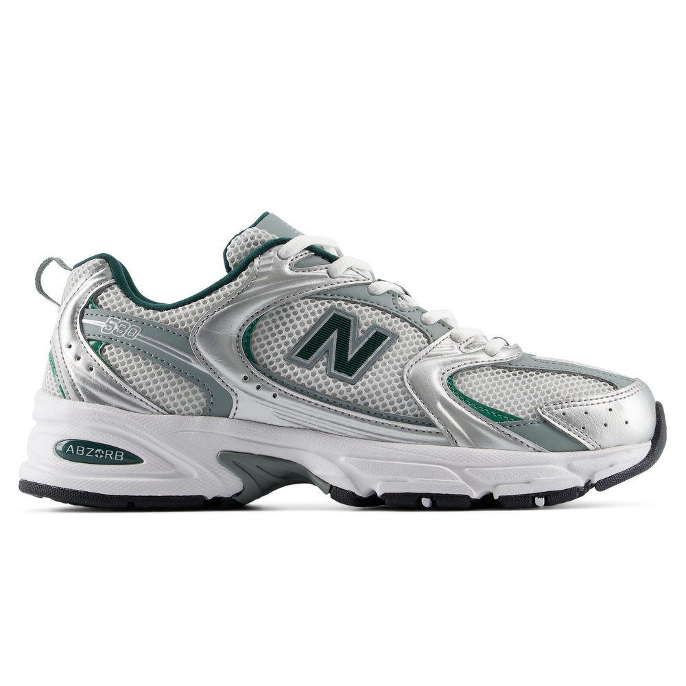 Unisex boty New Balance U530SMS – stříbrný