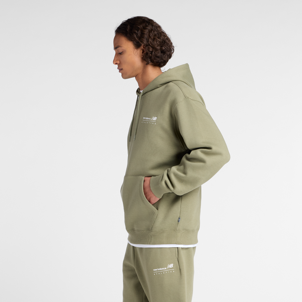 Pánská mikina New Balance MT53528DEK – zelené