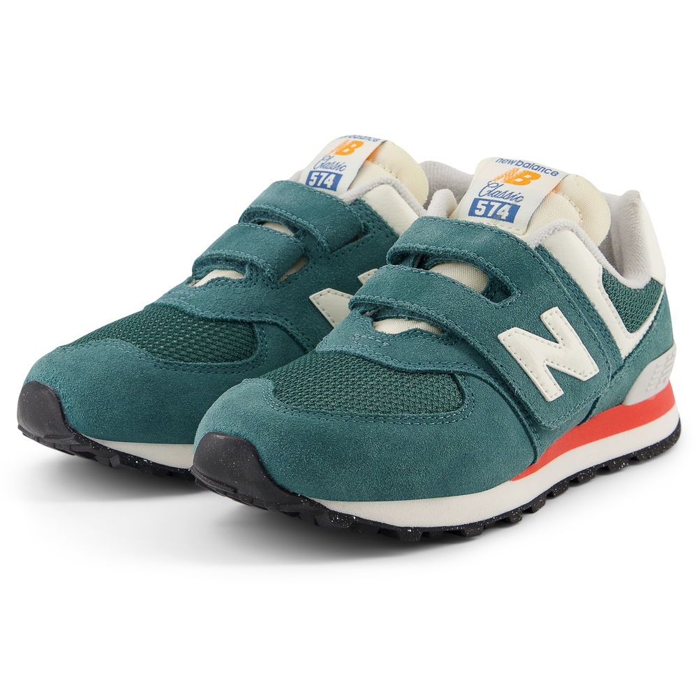 Dětské boty New Balance PV574VPG – zelené