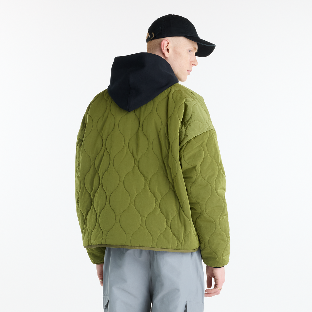 Pánská bunda New Balance Quilted Bomber – zelené