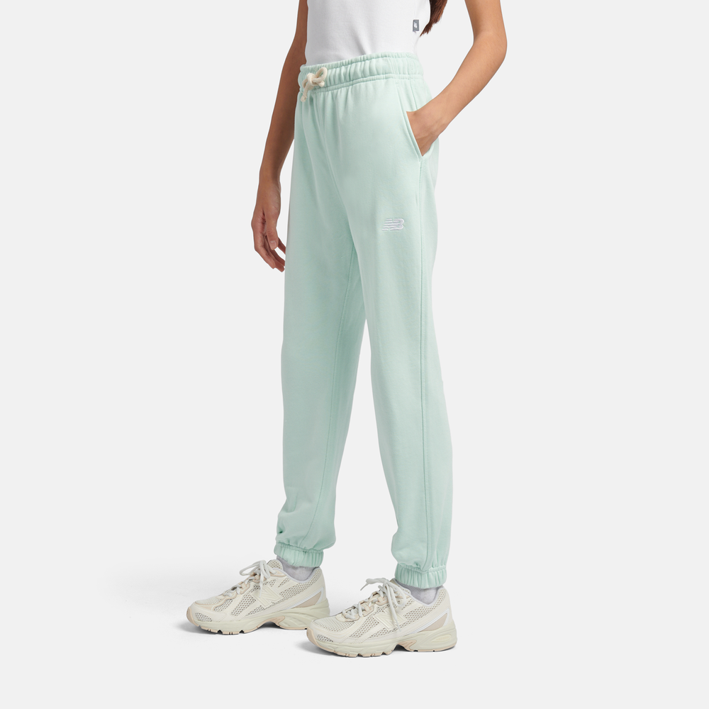 Dětské kalhoty New Balance LAKG0058COJ – mátové