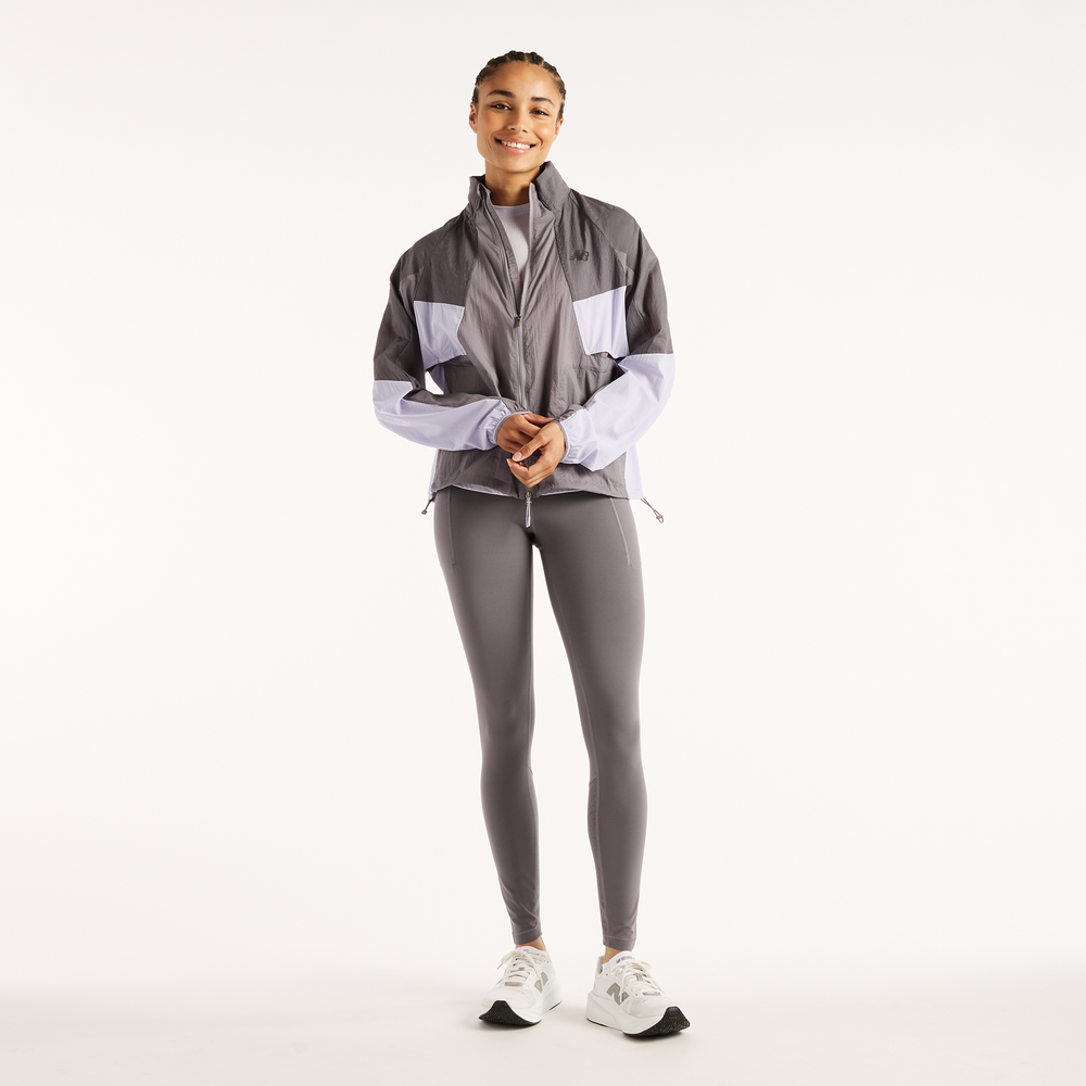 Dámská bunda New Balance Reflective RC – šedé