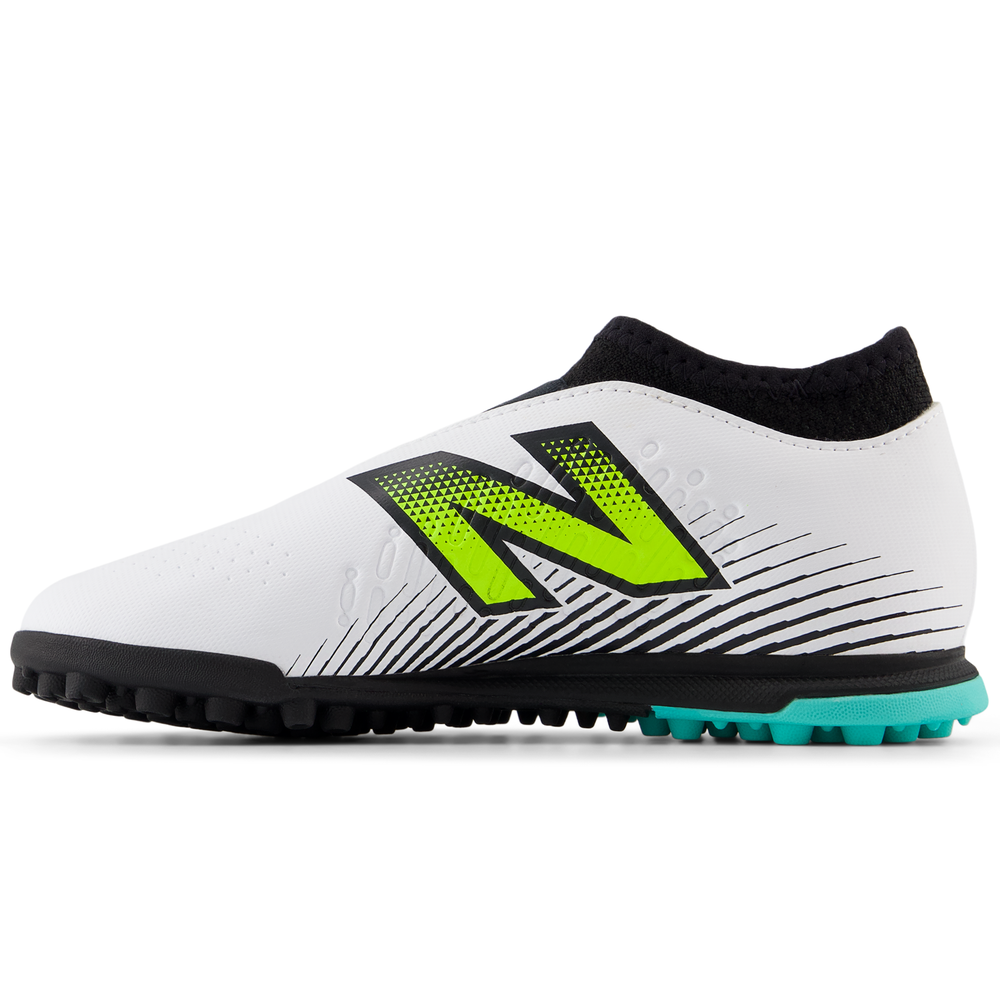 Dětské boty New Balance TEKELA V4+ MAGIQUE JNR FG SJT3TH45 – bílé