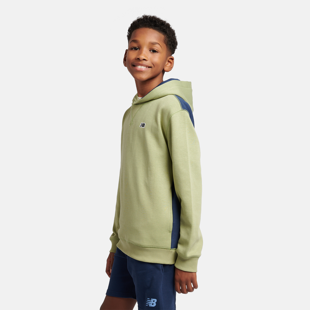 Dětská mikina New Balance LAKB0192EEN – zelené