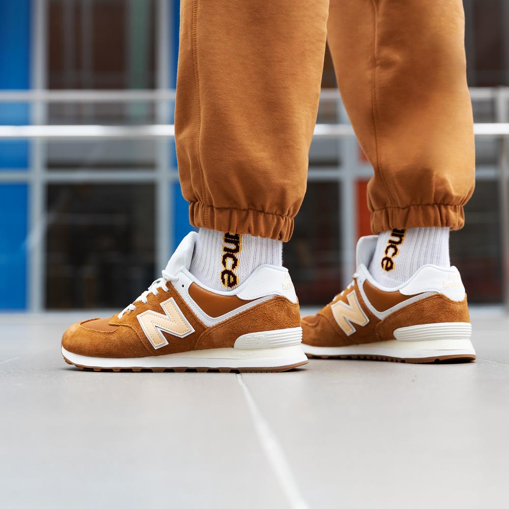 Boty unisex New Balance U574OB2 – hnědý