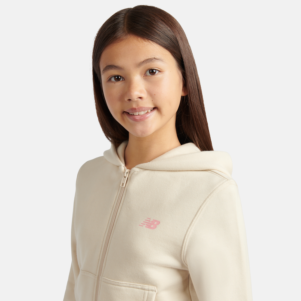 Dětská mikina New Balance YT61P93CLIN – béžové
