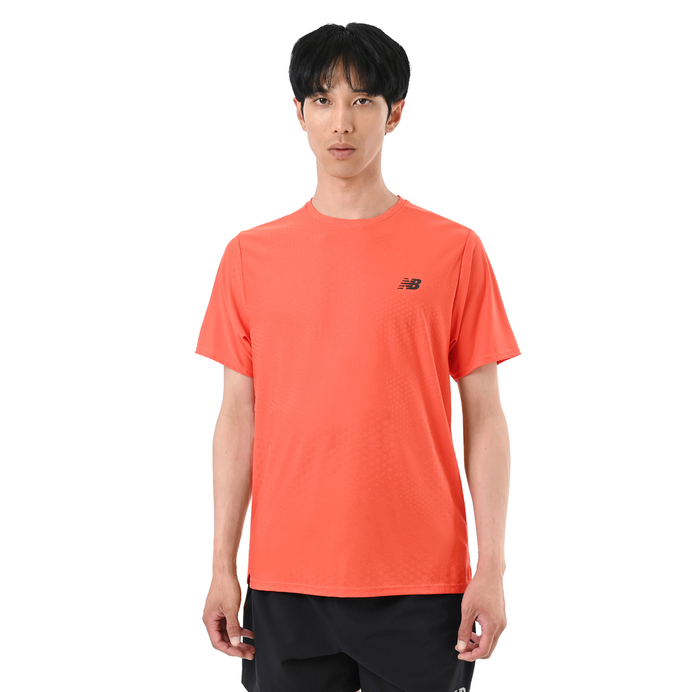Pánské tričko New Balance MT62Y9UANEF – oranžová