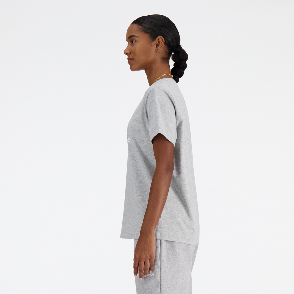 Dámské tričko New Balance WT41816AG – šedé
